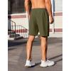 COOFANDY Men’s Gym Workout Athletic Shorts Running Jogger Quick Dry Lightweight Shorts with Zipper Pockets(Army Green)