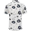 COOFANDY Men’s Hawaiian Shirt Short Sleeve Casual Button Down Tropical Summer Beach Aloha Shirts(White / Black Floral)