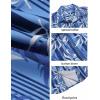 COOFANDY Men’s Hawaiian Shirt Short Sleeve Floral Button Down Shirts Tropical Holiday Beach Shirts(Blue-white Leaf)