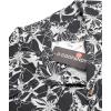 COOFANDY Mens Hawaiian Shirts Short Sleeve Casual Button Down Tropical Beach Shirt(Black Floral)