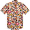 COOFANDY Mens Hawaiian Tropical Shirt Short Sleeve Casual Button Down Floral Summer Beach Shirts with Pocket(Black Sunflower)