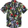 COOFANDY Mens Hawaiian Tropical Shirt Short Sleeve Casual Button Down Floral Summer Beach Shirts with Pocket(Green)