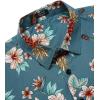 COOFANDY Mens Hawaiian Tropical Shirt Short Sleeve Casual Button Down Floral Summer Beach Shirts with Pocket(Green Guitar)