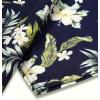 COOFANDY Mens Hawaiian Tropical Shirt Short Sleeve Casual Button Down Floral Summer Beach Shirts with Pocket(Navy Floral)