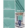COOFANDY Men’s Henley Shirts Long Sleeve Basic Waffle Pique Pullover T-Shirt with Pocket(Grey Green)
