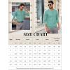COOFANDY Men’s Henley Shirts Long Sleeve Basic Waffle Pique Pullover T-Shirt with Pocket(Grey Green)