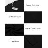 COOFANDY Men’s Henley Shirts Long Sleeve Button T-Shirt Lightweight Fashion Casual Pullover Shirt(Black)