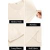 COOFANDY Men’s Henley Shirts Long Sleeve Fashion Casual Tee Basic Lightweight T-Shirt(Beige)