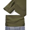COOFANDY Men’s Lightweight Zip Up Jacket Eisenhower Work Office Jackets Casual Golf Outwear(Army Green)