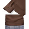 COOFANDY Men’s Lightweight Zip Up Jacket Eisenhower Work Office Jackets Casual Golf Outwear(Brown)