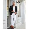 COOFANDY Mens Linen Casual Blazer Slim Fit Sport Coat Two Button Summer Suit Jacket Lightweight Business Sport Jacket(Black)