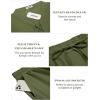 COOFANDY Men’s Linen Sets 2 Piece Beach Outfits Lace Up Hippie Tank Tops Summer Casual Sleeveless Shirts Matching Shorts Set(Army Green)