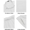 COOFANDY Mens Linen Sets 2 Piece Long Sleeve Button Down Cuban Shirt and Pants Set Summer Beach Set Outfits(White)