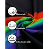 COOFANDY Mens Linen Shirt Casual Short Sleeve Button Down Shirts Summer Beach Vacation Tops(Rainbow)