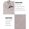 COOFANDY Men’s Linen Shirts Short Sleeve Casual Shirts Summer Beach Button Down Shirts with Pocket(Champagne)
