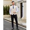 COOFANDY Men’s Linen Vest Casual Linen Slim Fit Suit Vests Dress Waistcoat Wedding Business Prom(Beige)