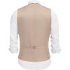 COOFANDY Men’s Linen Vest Casual Linen Slim Fit Suit Vests Dress Waistcoat Wedding Business Prom(Khaki)