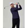 COOFANDY Men’s Long Sleeve Polo Shirts Moisture Wicking Golf Shirts Lightweight Athletic Collared Shirt(Navy)