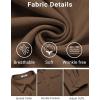 COOFANDY Mens Long Sleeve Shirts Casual Button Down Shirt Wrinkle Free Dress Shirt with Pocket(Brown)