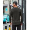 COOFANDY Mens Long Sleeve T Shirts Casual Crew Neck Tee Shirts Lightweight Soft Pullover Tops(Dark Grey)