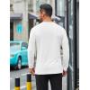 COOFANDY Mens Long Sleeve T Shirts Casual Crew Neck Tee Shirts Lightweight Soft Pullover Tops(White)
