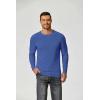 COOFANDY Men’s Long Sleeve Tee Shirts Crew Neck T-Shirt Casual Pullover Basic Tees Soft Stretch Tshirts(Blue)