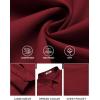 COOFANDY Mens Long Sleeve Wrinkle Free Shirts Stretch Dress Shirts Regular Fit Button Down Shirt(Burgundy)