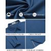 COOFANDY Mens Long Sleeve Wrinkle Free Shirts Stretch Dress Shirts Regular Fit Button Down Shirt(Denim Blue)