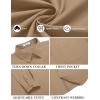 COOFANDY Mens Long Sleeve Wrinkle Free Shirts Stretch Dress Shirts Regular Fit Button Down Shirt(Khaki)
