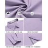COOFANDY Mens Long Sleeve Wrinkle Free Shirts Stretch Dress Shirts Regular Fit Button Down Shirt(Light Purple)