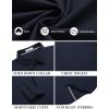 COOFANDY Mens Long Sleeve Wrinkle Free Shirts Stretch Dress Shirts Regular Fit Button Down Shirt(Navy Blue)