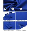 COOFANDY Mens Long Sleeve Wrinkle Free Shirts Stretch Dress Shirts Regular Fit Button Down Shirt(Royal Blue)