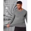 COOFANDY Men’s Muscle Slim Fit T-Shirt Long Sleeve Henley Shirts Casual Gym Workout Athletic Tee Shirts(Grey)