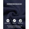 COOFANDY Men’s Muscle T Shirts Stretch Short Sleeve V Neck Bodybuilding Workout Tee Shirts Ribbed Knit Shirt(Navy Blue)