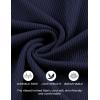 COOFANDY Mens Muscle T-Shirts V-Neck Slim Fit Workout Shirt Short Sleeve Longline Gym Athletic Tee Shirts(Navy Blue)