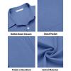 COOFANDY Men’s Oxford Shirt Long Sleeve Casual Button Down Shirts Regular Fit Dress Shirts(Royal Blue)