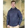 COOFANDY Mens Packable Puffer Jacket Lightweight Hooded Insulated Winter Coat Windproof Zipper Down Jacket(Navy Blue)