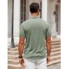 COOFANDY Men’s Polo Shirt Golf Quick Dry Performance Short Sleeve Moisture Wicking Athletic Polo Collared Tennis T-Shirt(Army Green)