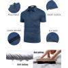 COOFANDY Men’s Polo Shirt Golf Quick Dry Performance Short Sleeve Moisture Wicking Athletic Polo Collared Tennis T-Shirt(Navy Blue)