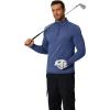 COOFANDY Men’s Quarter Zip Pullover Long Sleeve Sweatshirt 1/4 Zip Golf Shirt Winter Fleece Lined Thermal Pullover(Navy Blue)