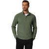 COOFANDY Men’s Quarter Zip Pullover Mock Neck Golf Shirts Casual Long Sleeve Shirt(Army Green)