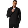 COOFANDY Men’s Quarter Zip Pullover Mock Neck Golf Shirts Casual Long Sleeve Shirt(Black)