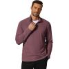 COOFANDY Men’s Quarter Zip Pullover Mock Neck Golf Shirts Casual Long Sleeve Shirt(Dark Red)
