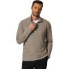 COOFANDY Men’s Quarter Zip Pullover Mock Neck Golf Shirts Casual Long Sleeve Shirt(Khaki)