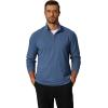 COOFANDY Men’s Quarter Zip Pullover Mock Neck Golf Shirts Casual Long Sleeve Shirt(Navy)