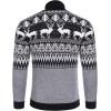 COOFANDY Men’s Quarter Zip Pullover Sweater Casual Zip Up Polo Sweater Knit(Pat1 Christmas)
