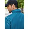 COOFANDY Men’s Rain Jacket Waterproof Packable Raincoat Lightweight Rain Shell Hood Travel Golf Hiking Cycling Zip Pockets(Blue)