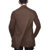 COOFANDY Men’s Ruffle Shawl Collar Cardigan Open Front Lightweight Long Length Drape Cape Overcoat with Pockets(Coffe)