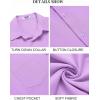 COOFANDY Men’s Short Sleeve Button Down Shirt Casual Summer Beach Untucked Vacation Textured Shirts with Pocket(Lavender)