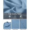 COOFANDY Men’s Short Sleeve Button Down Shirts Casual Dress Shirts for Men Untucked Shirt with Pocket(Grey Blue)
